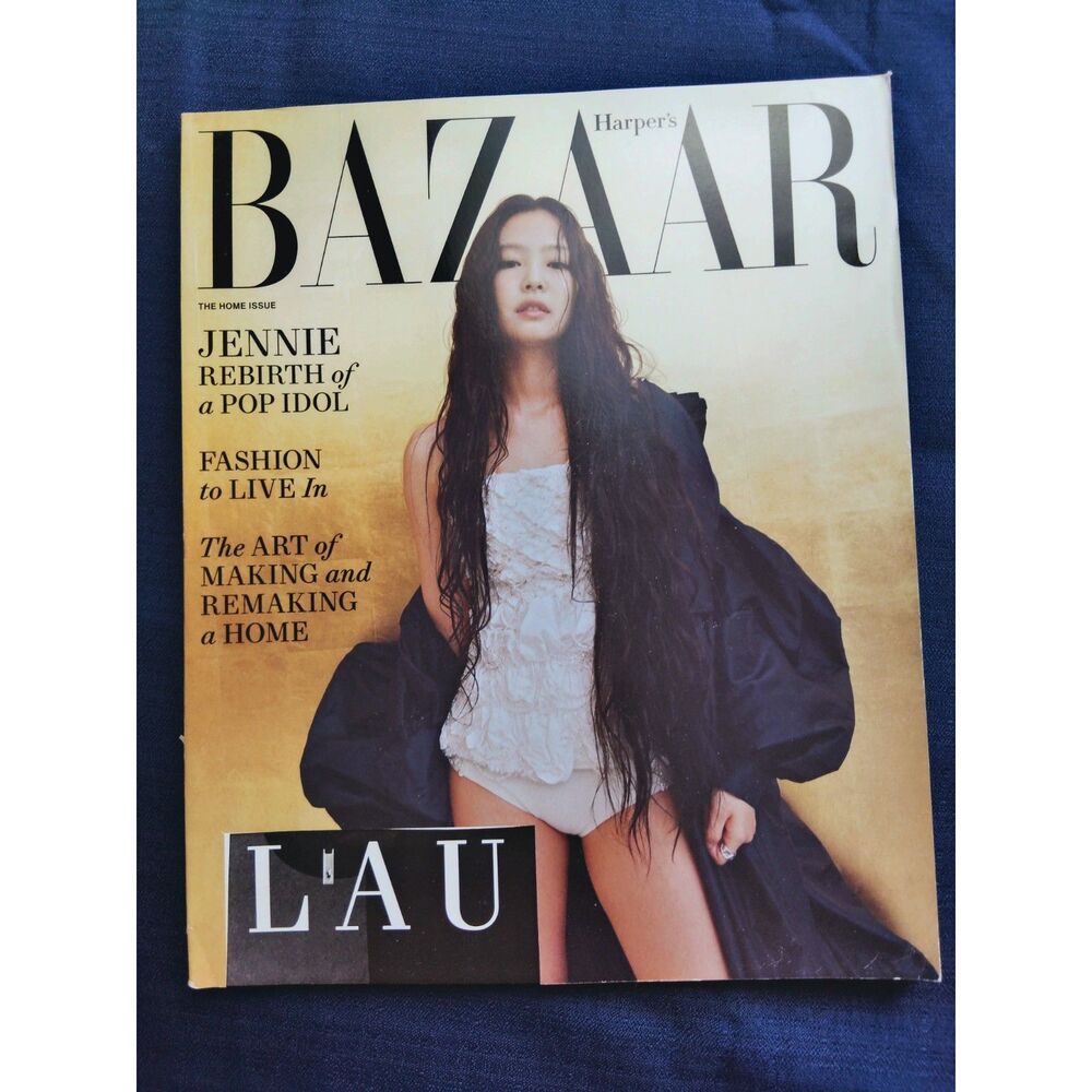 JENNIE rebirth of a Pop Idol Harper's Bazaar Magazine The Home Issue Oct 2024